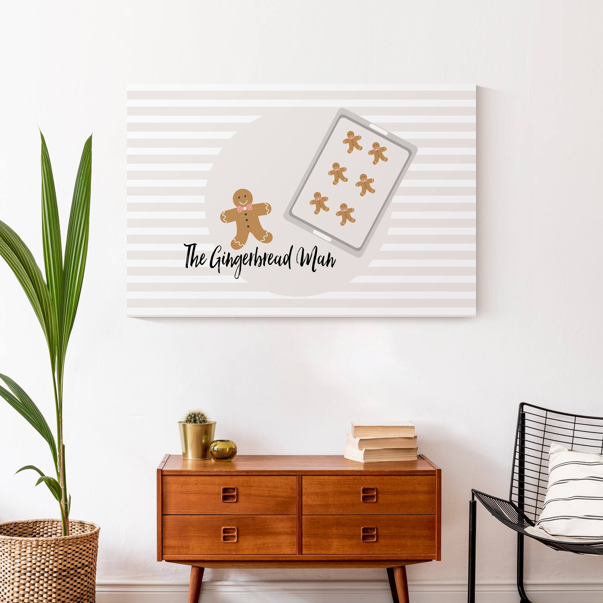 The Gingerbread Man 24x36 Canvas Wall Art